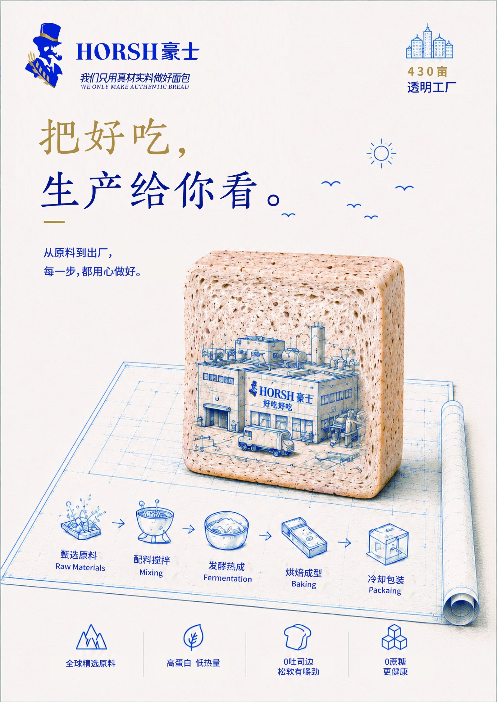 把好吃，生产给你看。